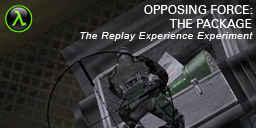 The Replay Experience Experiment: Half-Life: Opposing Force: The Package